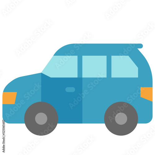 cuv flat icon