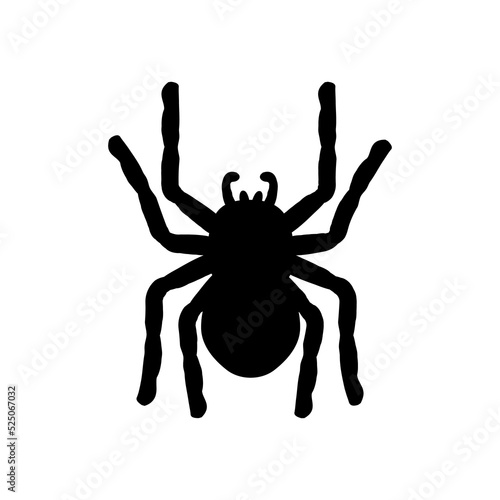 silhouette of a spider hanging from a web Abandoned House Horror Ideas for Halloween