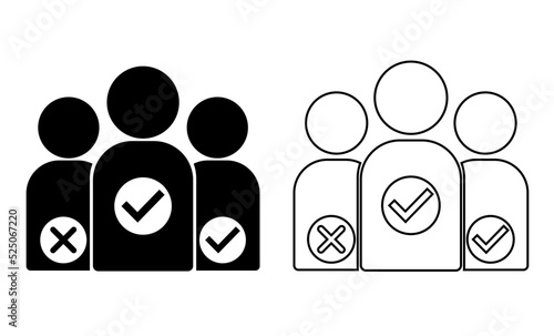 Student Absence Icon Attendance Vector