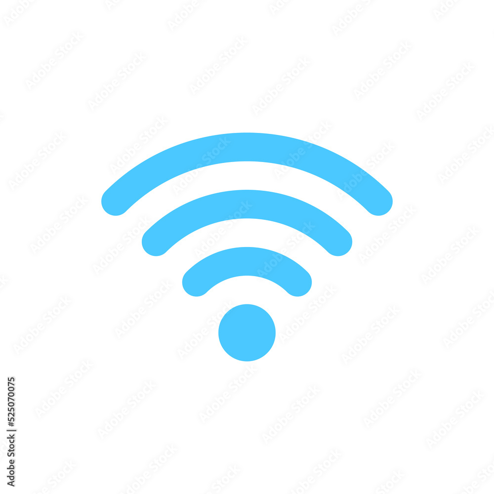 wifi icon. Wireless symbol vector for internet connection from router broadcasting. wifi icon. Wireless symbol vector for internet connection from router broadcasting.