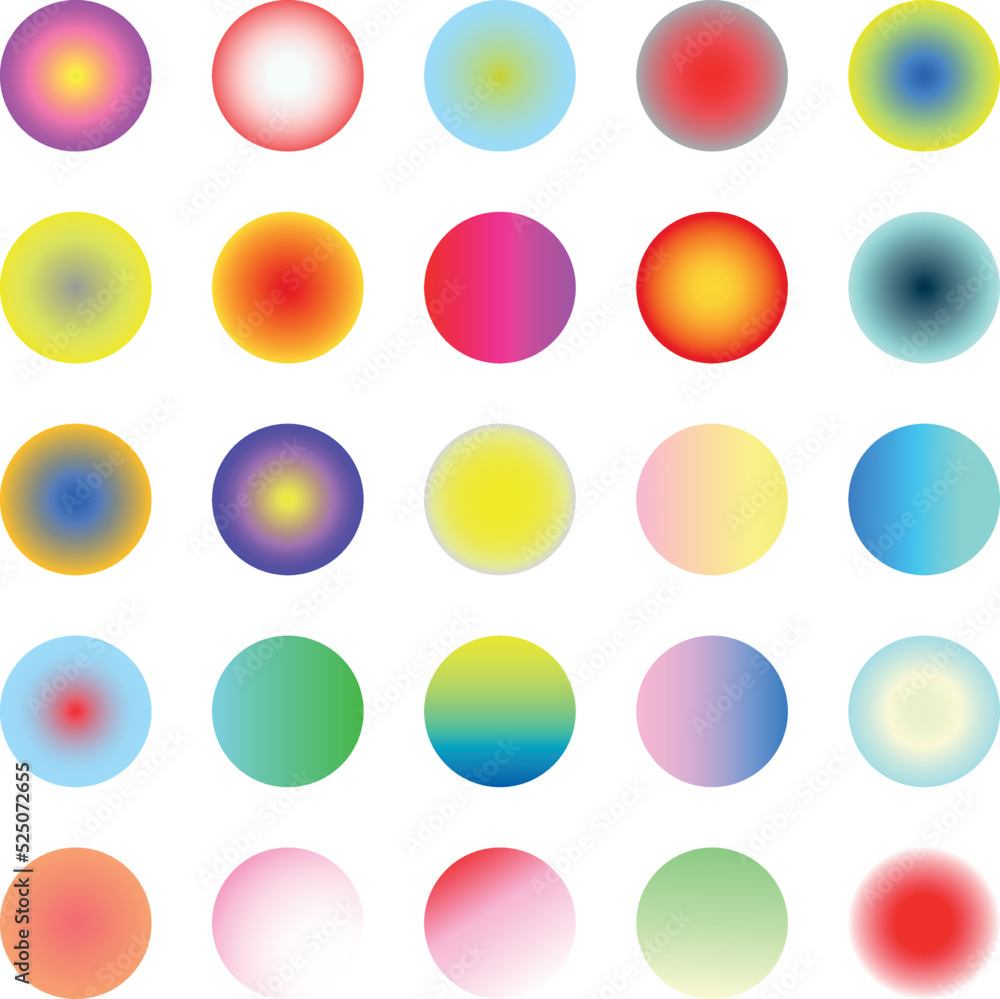 Colored Balls Circles