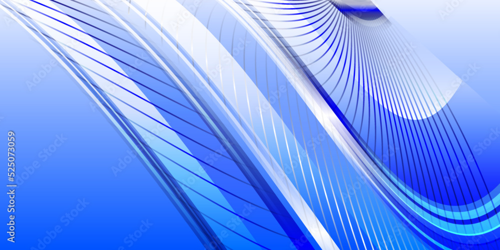 Obraz premium Abstract blue white background