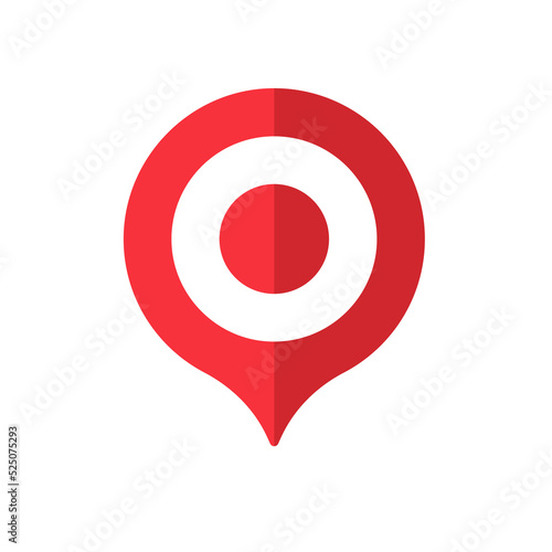 Free Download Location pin collection Red pointer icon for pin on the map to show the location. - GFXLoad