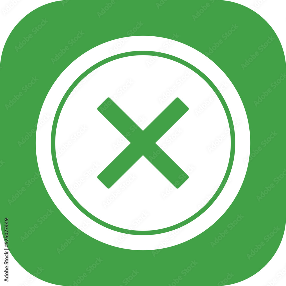 Obraz premium Do Not Cross Vector Icon