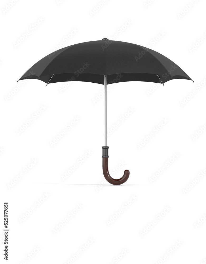 A Big umbrella Isolated on white background. 3d illustration A Big umbrella Isolated on white background. 3d illustration