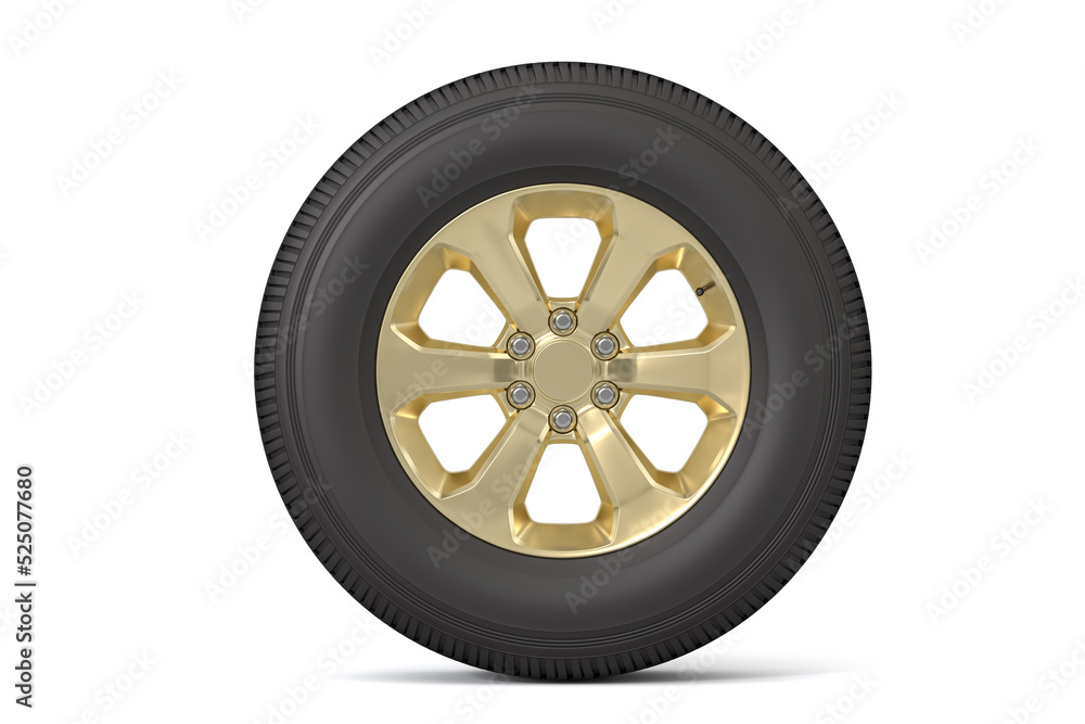 car tire Isolated on white background. 3d illustration car tire Isolated on white background. 3d illustration