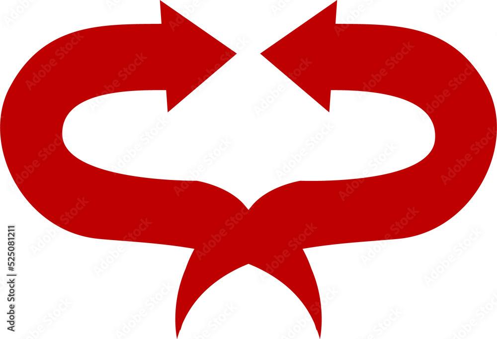 Fototapeta premium Pointers or arrows isolated direction symbols