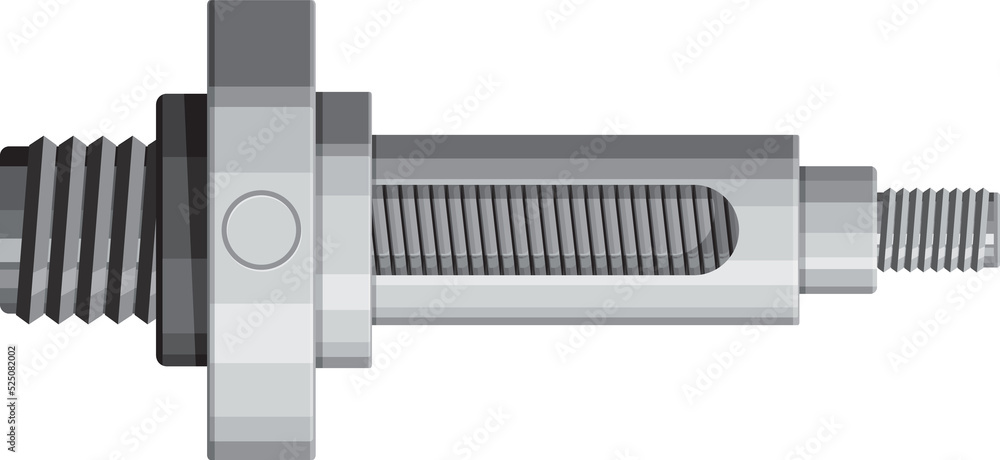 Vehicle detail isolated shock absorber damper icon Vehicle detail isolated shock absorber damper icon