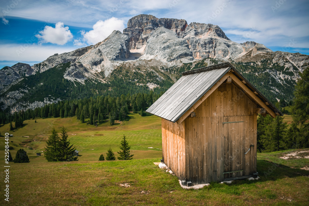 fantastic view on prato piazza and mount specie in trentino fantastic view on prato piazza and mount specie in trentino