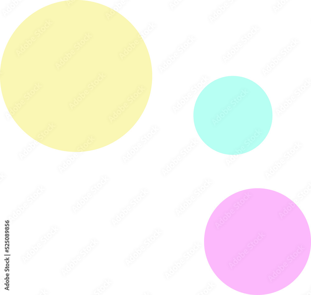 cute colorful round circle decoration