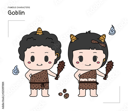 These characters are goblins, traditional Korean goblins. They carry magic bats.