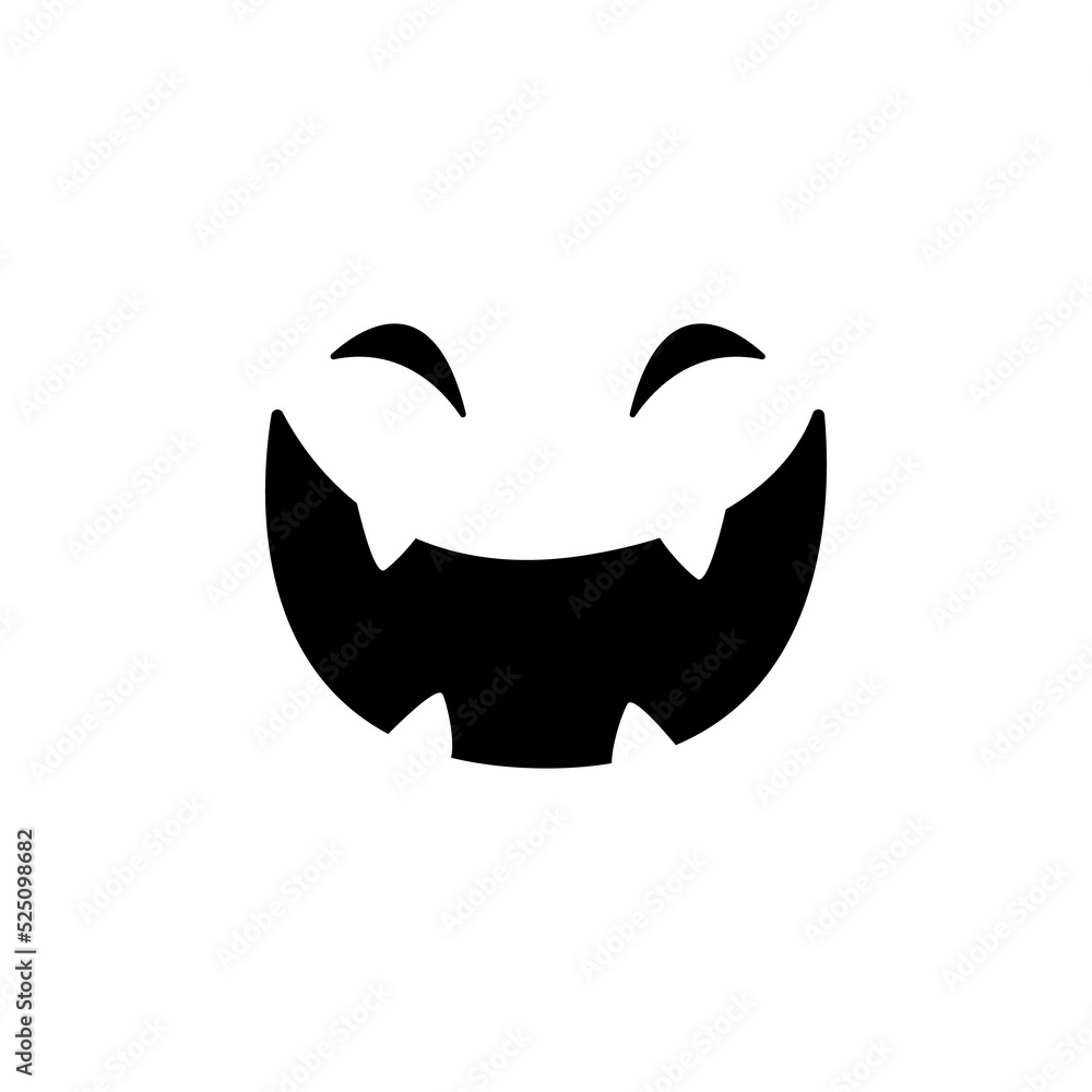 Scary ghost face For carving pumpkins Horror on halloween. Scary ghost face For carving pumpkins Horror on halloween.
