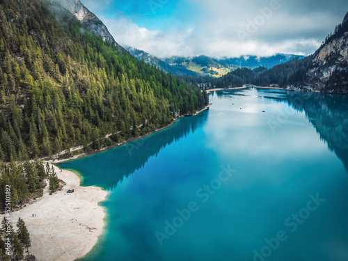 Fototapeta Naklejka Na Ścianę i Meble -  a fantastic view of misurina lake