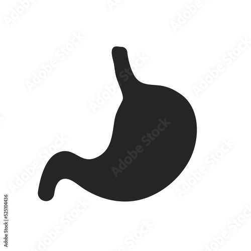 Stomach icon. The stomach contains gastric juice to aid digestion and ascend to the intestine.