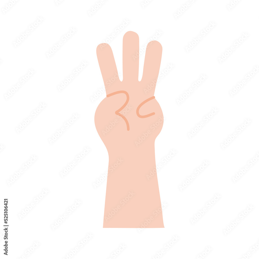 Hand icon. Cartoon hand wearing gloves to prevent virus The concept of hand washing kills bacteria Hand icon. Cartoon hand wearing gloves to prevent virus The concept of hand washing kills bacteria