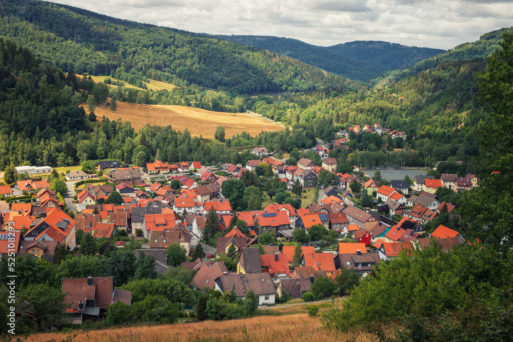 Bergstadt Lautenthal im Harz, Rund um Lautenthal, Goslar, Harz, Bergbau, Bergbauleerpfad, Wandern und Panorama