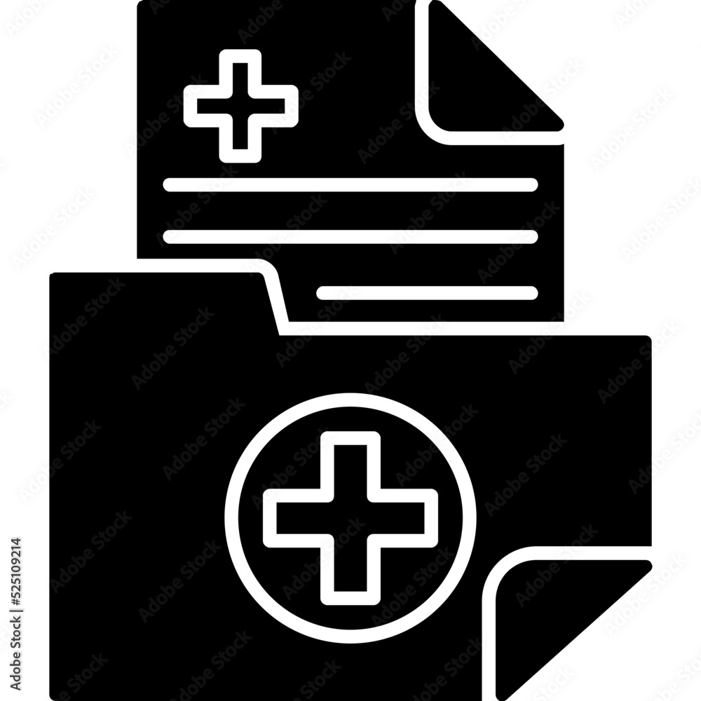Fototapeta premium Medical Folder Icon