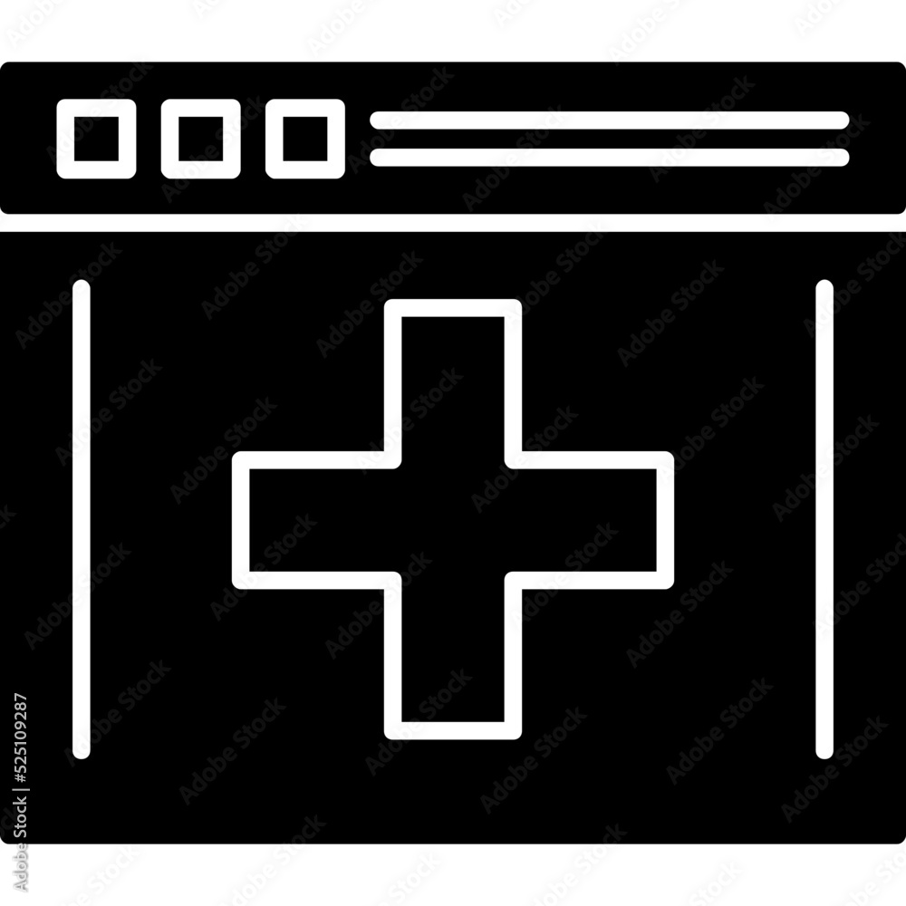 Obraz premium Medical App Icon