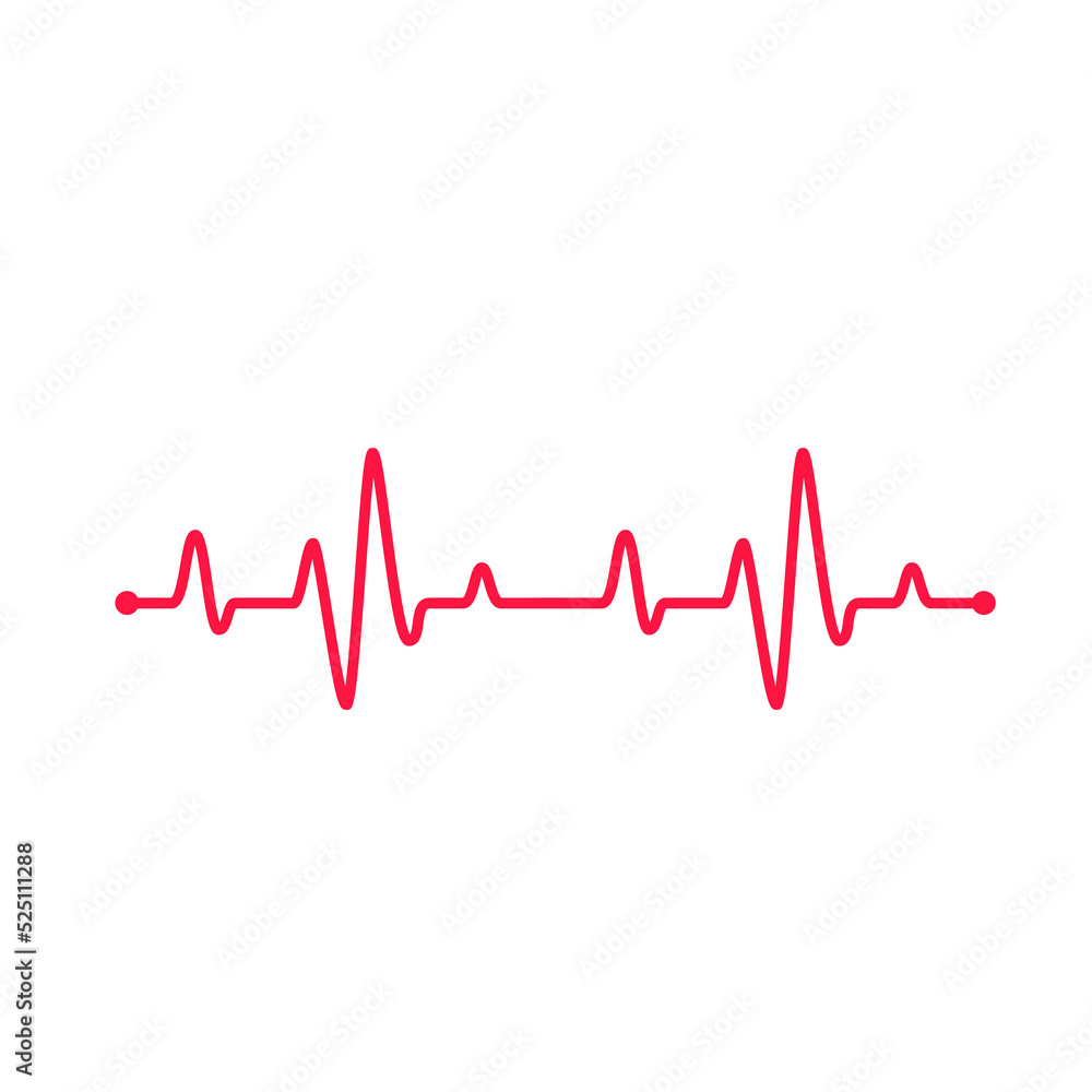 Heartbeat graph vector set Concept of helping patients and exercising for health. Heartbeat graph vector set Concept of helping patients and exercising for health.