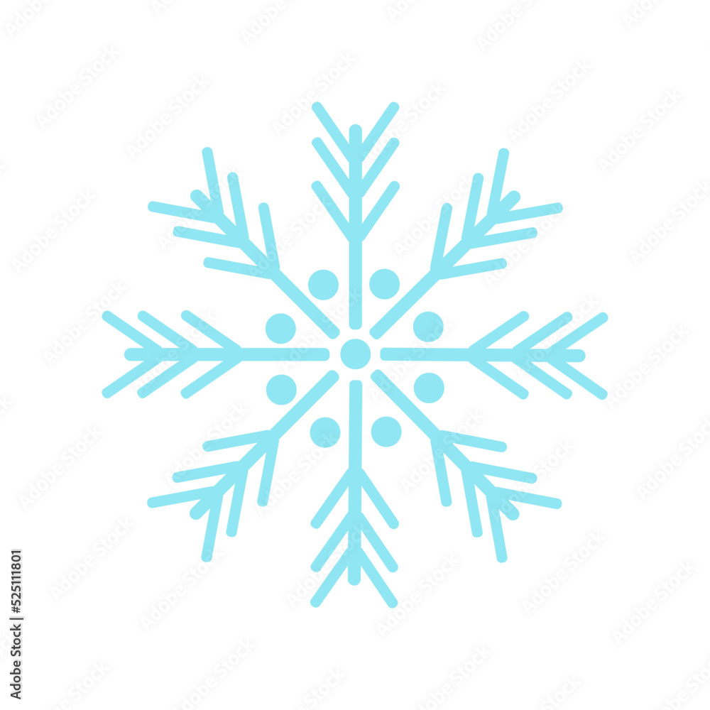 New Year's snowflake New Year's snowflake