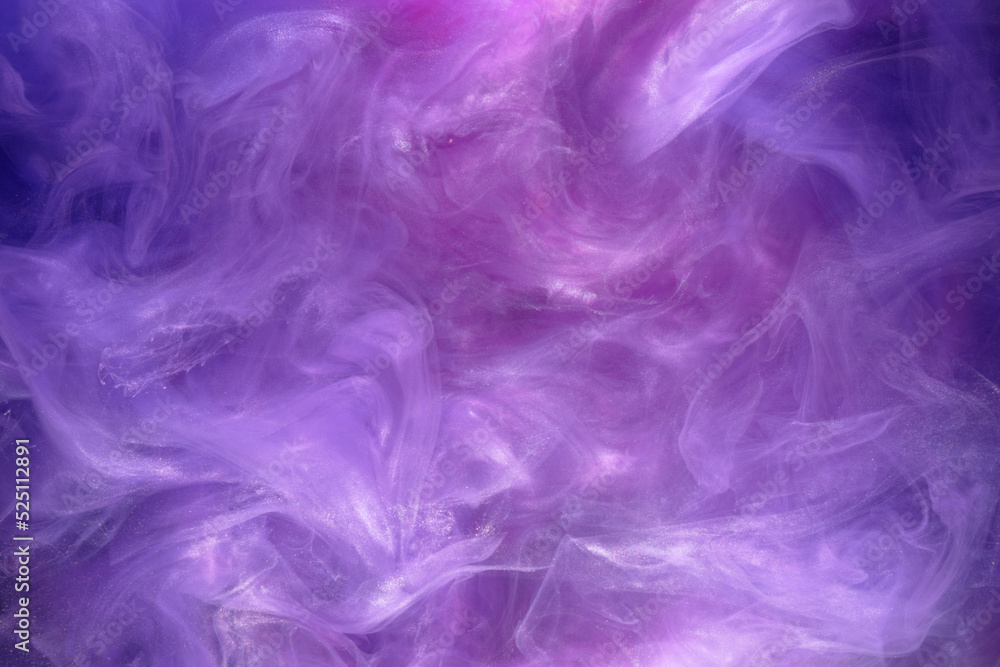 Purple lilac multicolored smoke abstract background, acrylic paint underwater explosion Purple lilac multicolored smoke abstract background, acrylic paint underwater explosion
