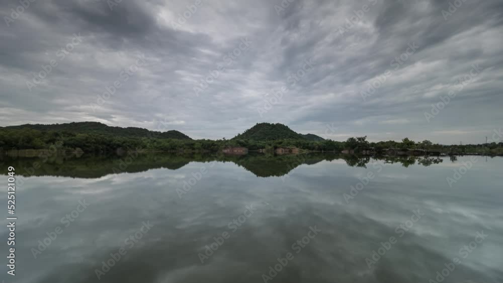 Time lapse of sky with clouds over a quiet lake
Time lapse of sky with clouds over a quiet lake