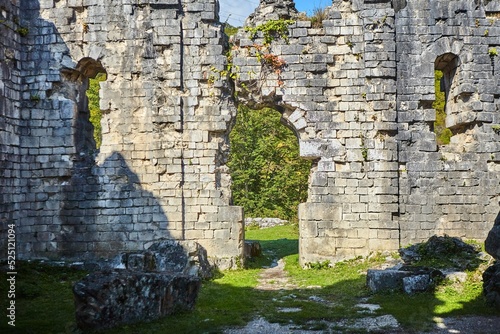 Ruins of an old historical building.