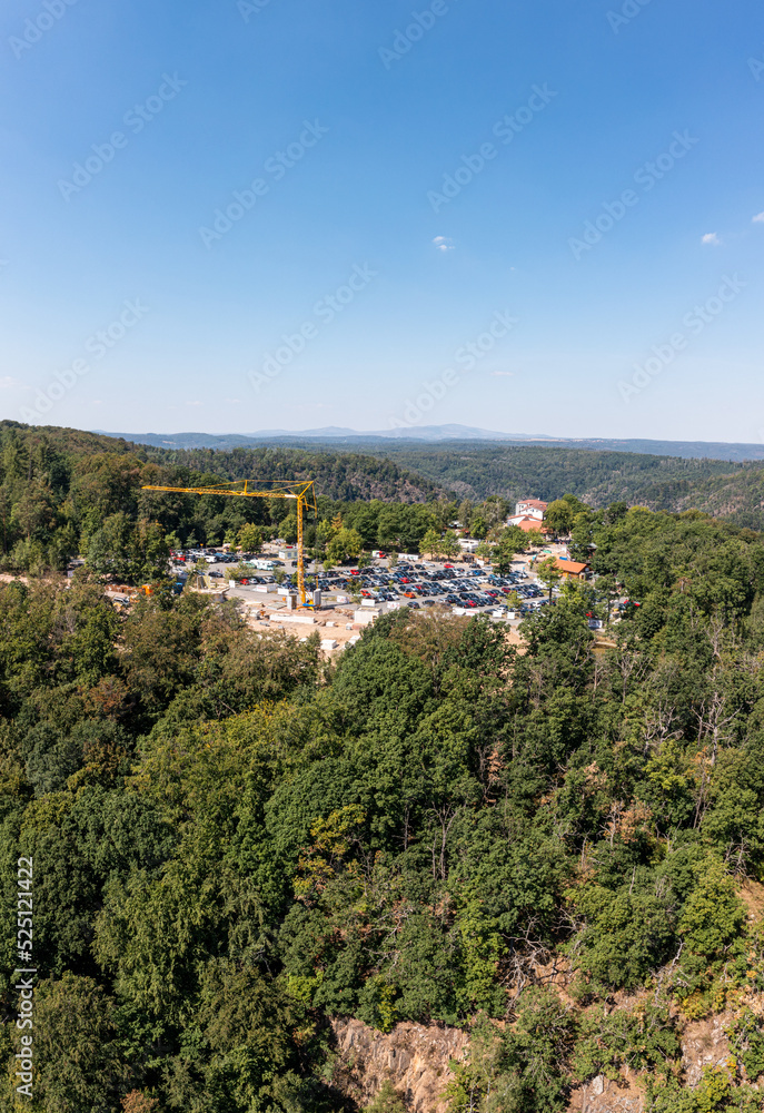 Luftbilder Hexentanzplatz Bergwelt Harz Thale