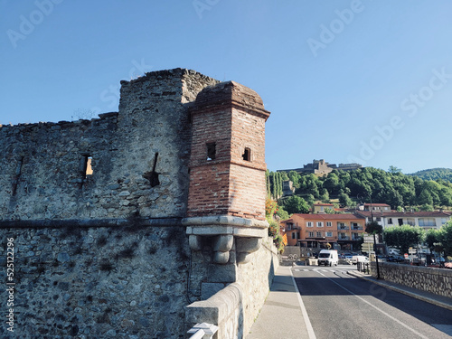 Prats de Mollo la Preste village views. Eastern Pyrenees and the region of Occitanie, in the Vallespir region. Villages of the South of France. photo