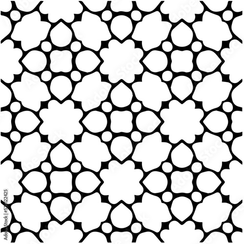 Design seamless monochrome geometric pattern. Abstract background. Vector art.Perfect for site backdrop  wrapping paper  wallpaper  textile and surface design. 