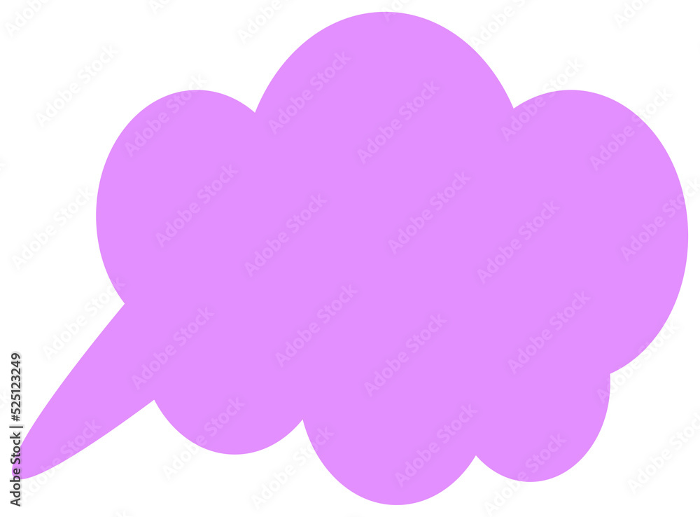 cute colorful cloud speech bubbles, conversation box, chat box, frame talk, speak balloon, thinking balloons, thought bubble