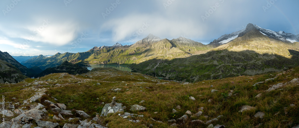 Amazing aereal view from the austrian national park hohe tauern at the glacier in the mountains. Amazing aereal view from the austrian national park hohe tauern at the glacier in the mountains.