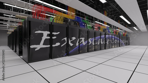 Exascale computer in a datacenter
