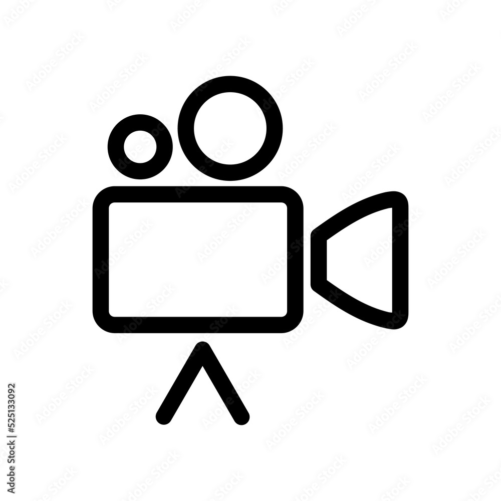 camera, live stream icon vector illustration logo template for many purpose. Isolated on white background. camera, live stream icon vector illustration logo template for many purpose. Isolated on white background.