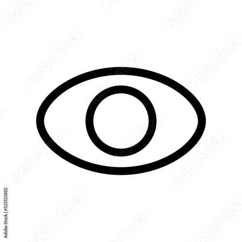 eye icon vector illustration logo template for many purpose. Isolated on white background.