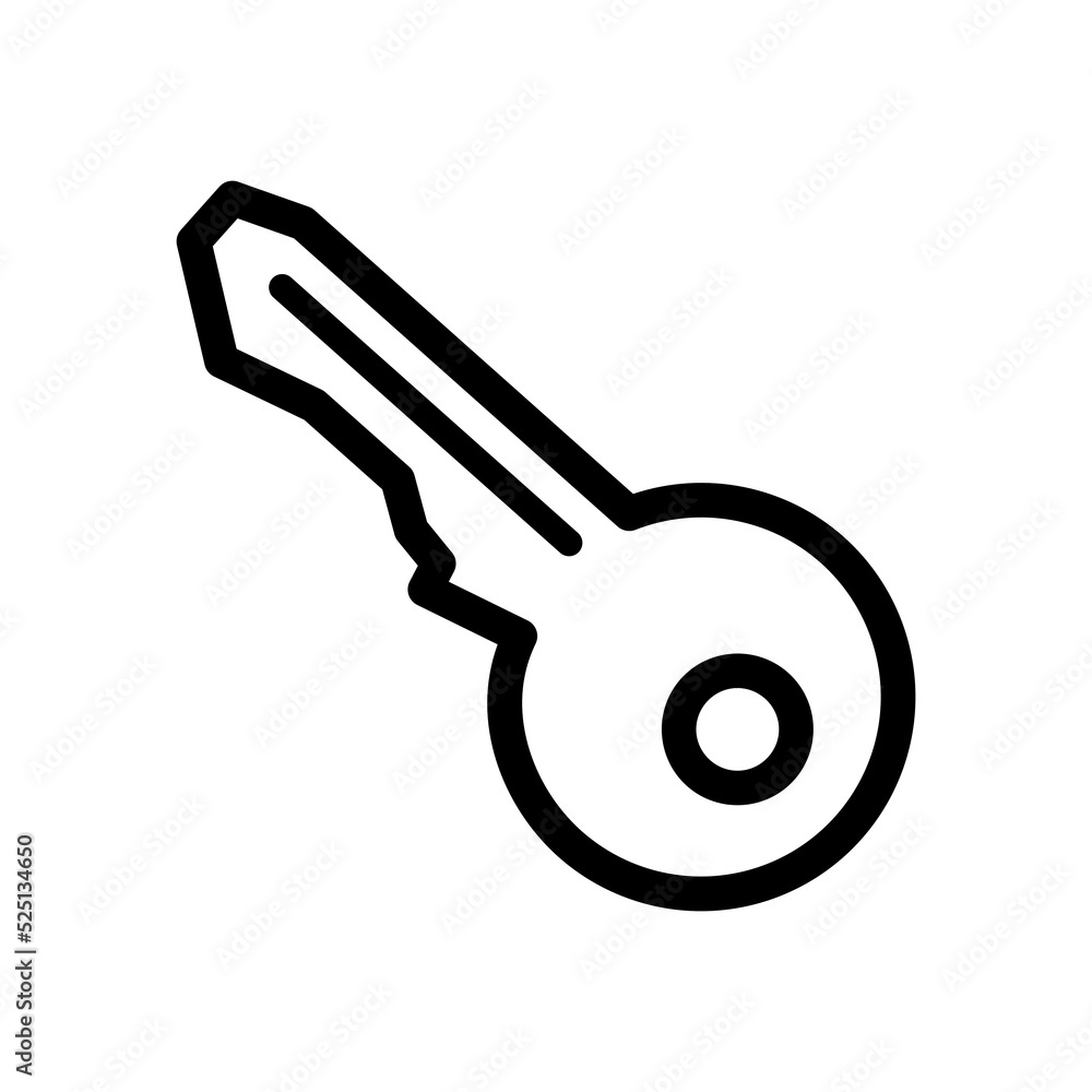 key icon vector illustration logo template for many purpose. Isolated on white background. key icon vector illustration logo template for many purpose. Isolated on white background.