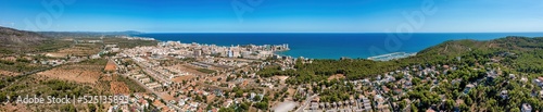 Panorama of Oropesa del Mar, Spain