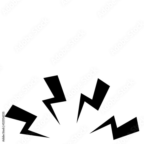 minimalistic annoyance icon isolated on white background