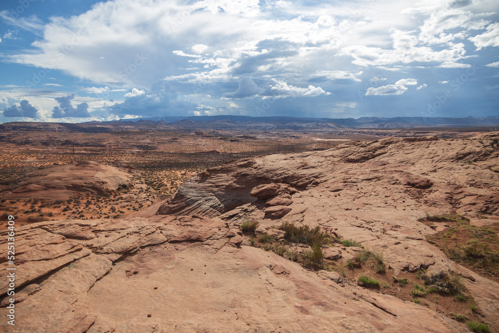Rock formations viewed from the Beehive trail in Page, Arizona Rock formations viewed from the Beehive trail in Page, Arizona