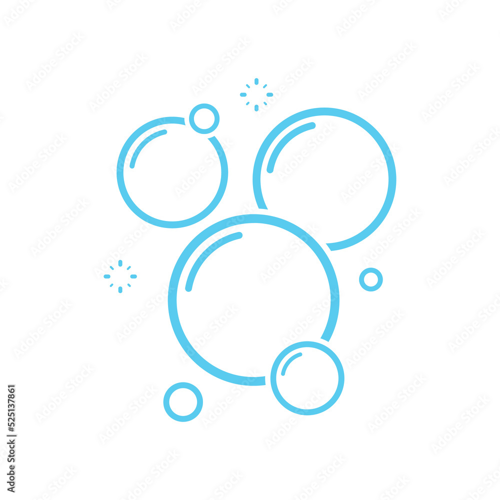 Transparent soap bubbles floating in the air Isolated on white background Transparent soap bubbles floating in the air Isolated on white background