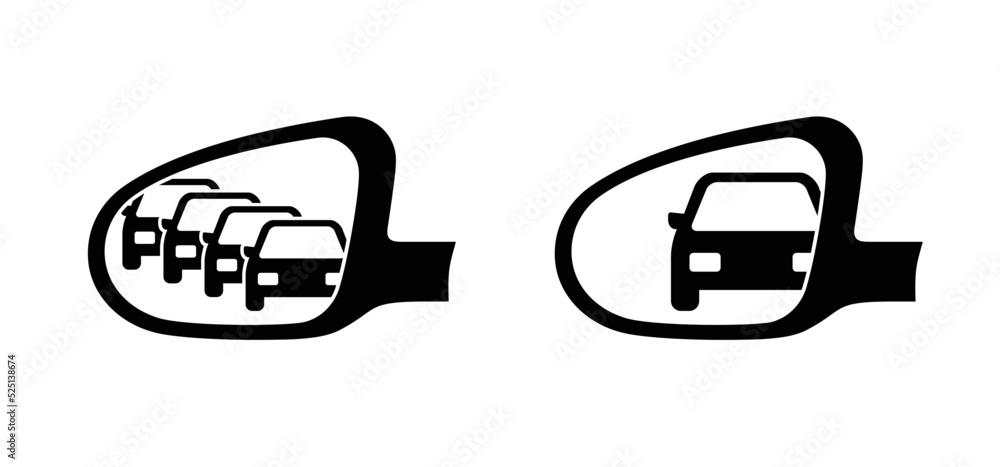 side rear-view mirror on a, reflection of traffic flow. Car rear view mirror. View mirror car, traffic on the road. Car pictogram or icon. Vector cars on the highway. Car wing mirror. Rear view. side rear-view mirror on a, reflection of traffic flow. Car rear view mirror. View mirror car, traffic on the road. Car pictogram or icon. Vector cars on the highway. Car wing mirror. Rear view.