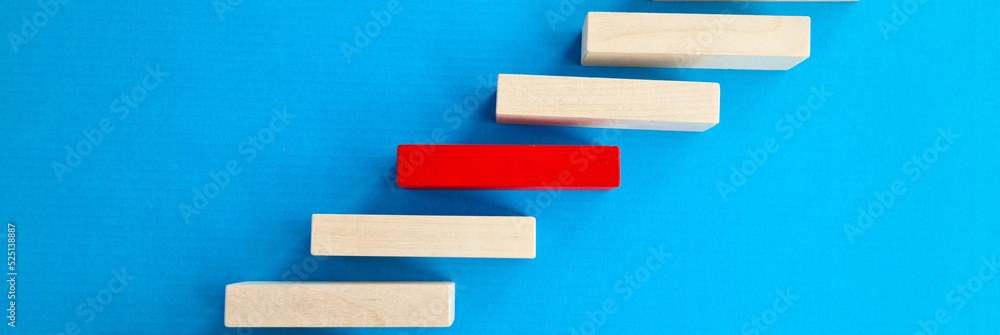 Staircase up with wooden blocks for career success and achievement. Staircase up with wooden blocks for career success and achievement.