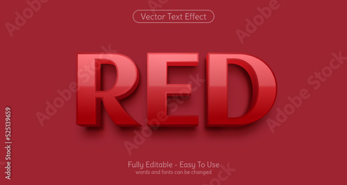 Creative 3d Cross editable text effect template