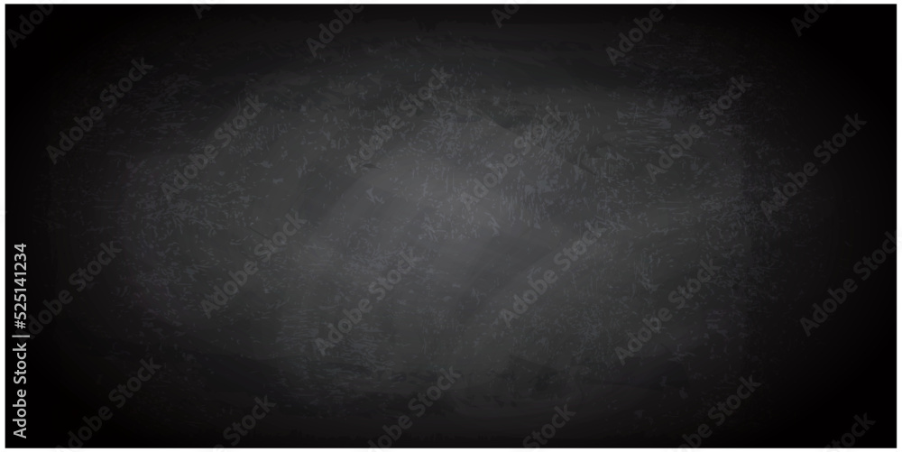 Empty blackboard with chalk traces