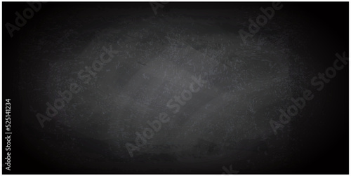 Empty blackboard with chalk traces