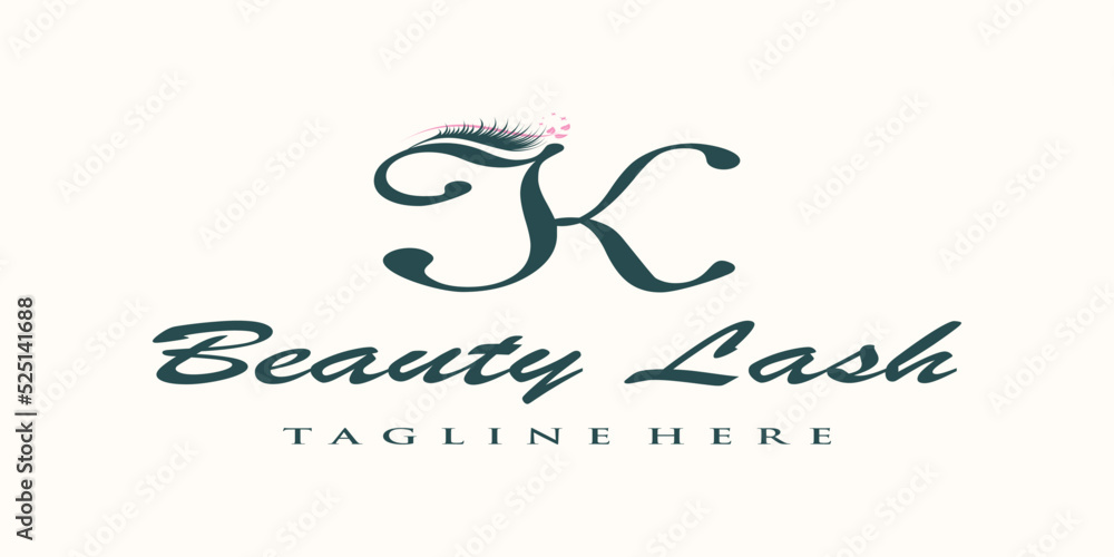 Beauty eyelash logo with letter m concept design premium vector Beauty eyelash logo with letter m concept design premium vector