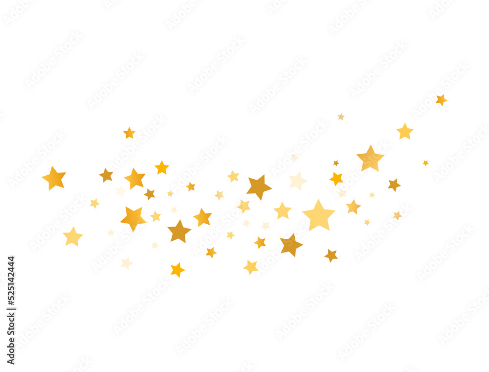 Gold stars swirling. Glitter elegant wave design element. Christmas Luxury texture. Golden shooting star. Magic foil decoration. Home decor. Winter Holiday design. Vector illustration Gold stars swirling. Glitter elegant wave design element. Christmas Luxury texture. Golden shooting star. Magic foil decoration. Home decor. Winter Holiday design. Vector illustration