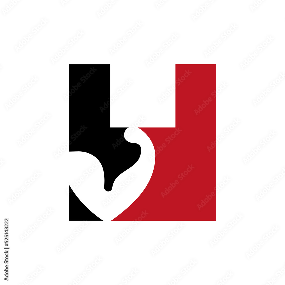 Letter H Fitness Logo Design . Sport Gym Logo Icon Design Vector Template Letter H Fitness Logo Design . Sport Gym Logo Icon Design Vector Template