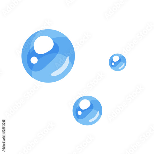 かわいい水滴のイラスト
