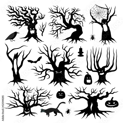 Spooky Trees Set